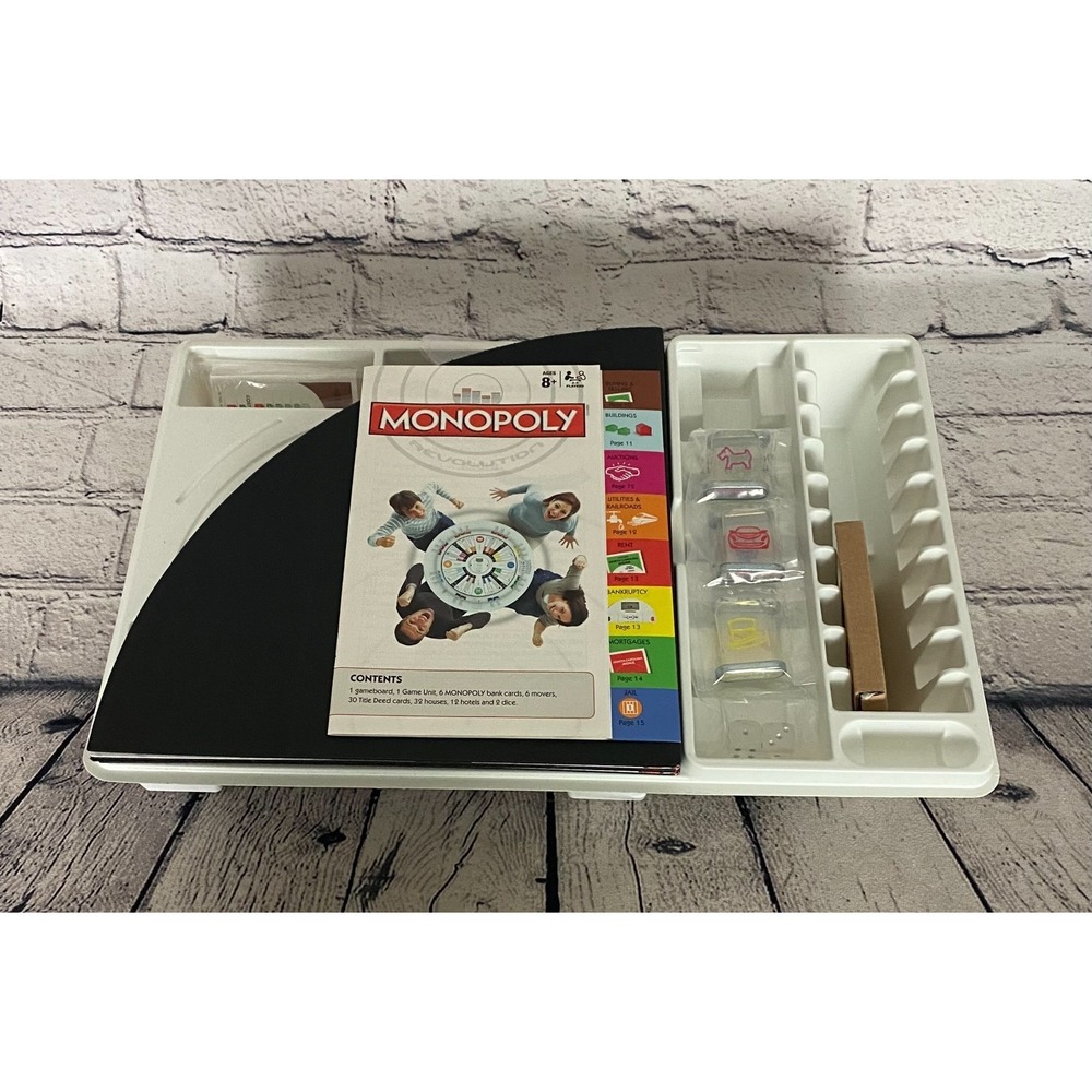 NEW Monopoly Revolution Electronic Board Game No Box Sealed Pieces